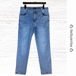 UNIVERSAL STANDARD Women’s Size 12 Denim Jeans High Rise Fit Stretch Mom Style
